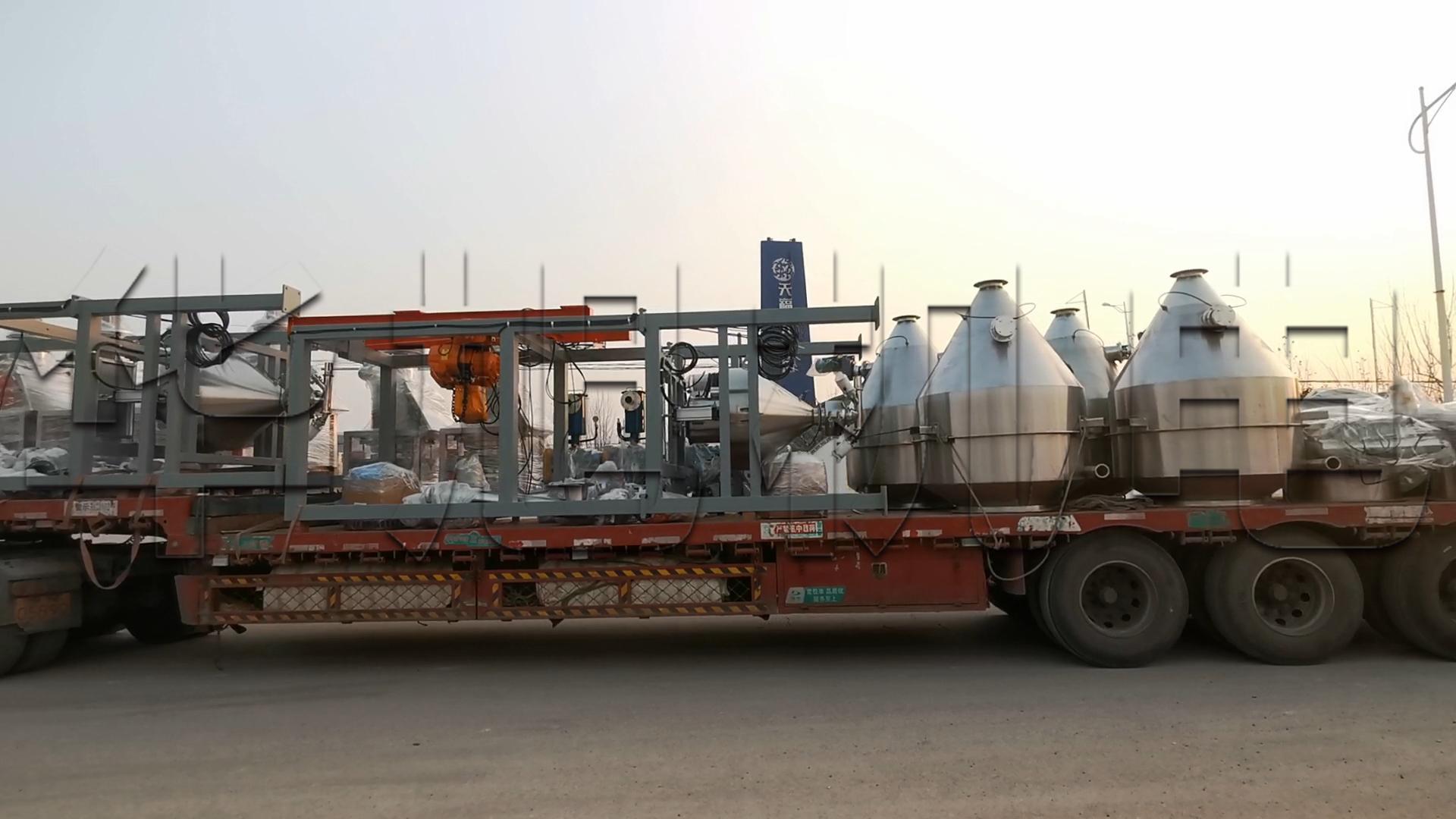 華旭機電發(fā)貨視頻-真空上料機，螺旋輸送機，無塵投料站